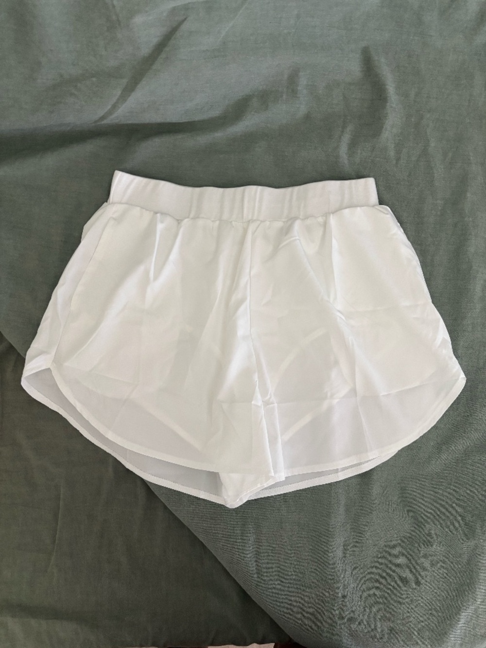NWT - White Running shorts - Women's Medium